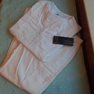 Brand New White Scrub Set